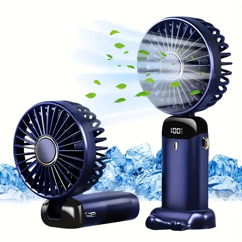 1200mAh battery handheld fan usb charging personal pocket fan mini portable small fan