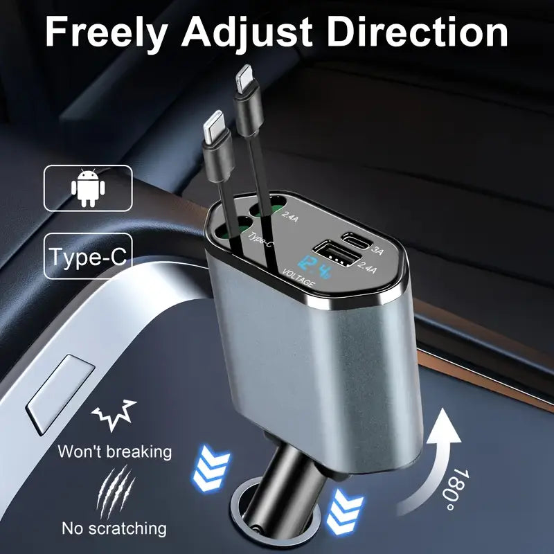 Retractable Car Charger