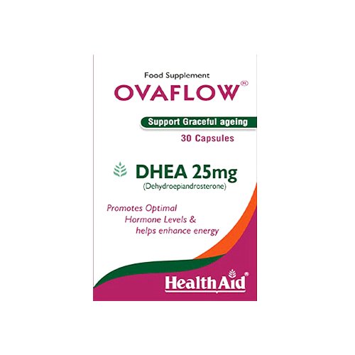 HealthAid Ovaflow DHEA 25mg, 30 Ct